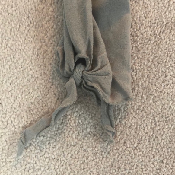 Off the Shoulder Top w/ tie sleeve detail - Picture 2 of 2